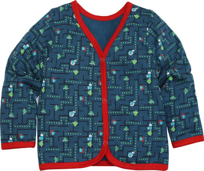 

Kadambaby Full Sleeve Printed Baby Boys & Baby Girls Jacket, Blue