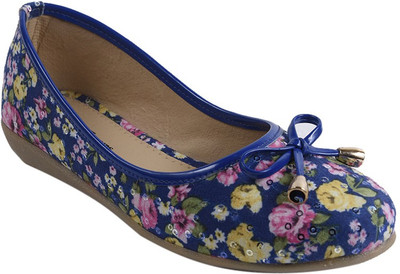 

JUMPS AND BUMPS Girls Slip on Ballerinas(Blue