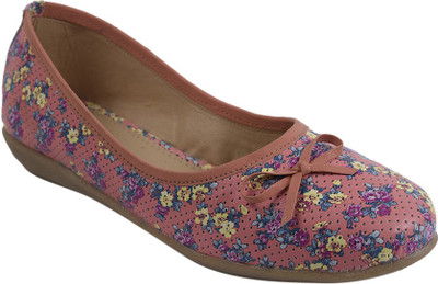 

JUMPS AND BUMPS Girls Slip on Ballerinas(Pink