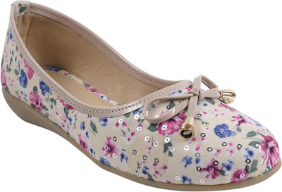 

JUMPS AND BUMPS Girls Slip on Ballerinas(Beige