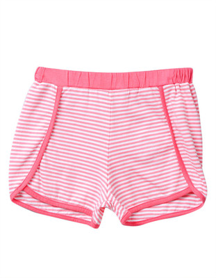 

Beebay Short For Girls Casual Striped Cotton(Pink, Pack of 1, Coral