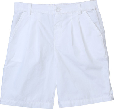 

Beebay Short For Girls Casual Solid Cotton(White, Pack of 1