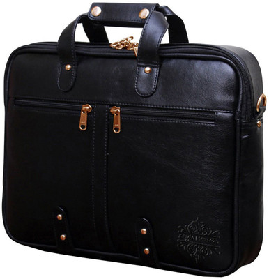 

Style Homez 15.6 inch Laptop Messenger Bag(Black), Metal black