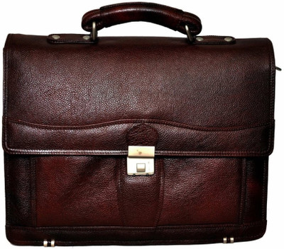 

bayed 15 inch Laptop Messenger Bag(Brown)