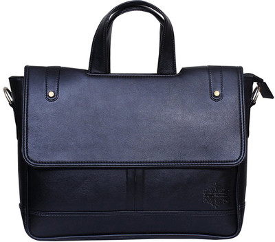 

Style Homez 15.6 inch Laptop Messenger Bag(Black), Metal black