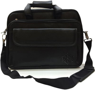 

Style Homez 15.6 inch Laptop Messenger Bag(Black), Metal black