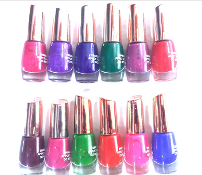 

Jsavaliya Nail Polish - Combo of 12 Trendy Nail Paint Set- (Pack of 12) 12 Multi colour(Pack of 12)