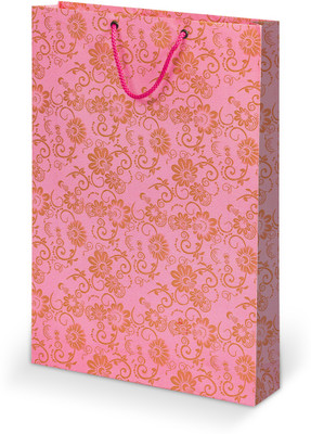 

Bdpp Paper Processers Printed Party Bag(Pink, Pack of 10)