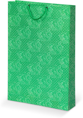 

Bdpp Paper Processers Printed Party Bag(Green, Pack of 10)