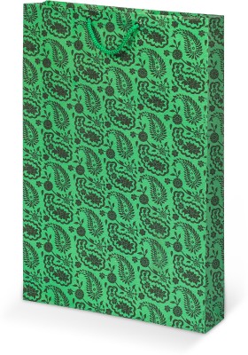 

Bdpp Paper Processers Printed Party Bag(Green, Pack of 10)