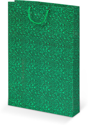 

Bdpp Paper Processers Printed Party Bag(Green, Pack of 10)