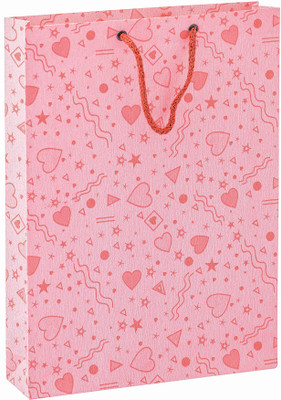 

Bdpp Paper Processers Printed Party Bag(Pink, Pack of 10)