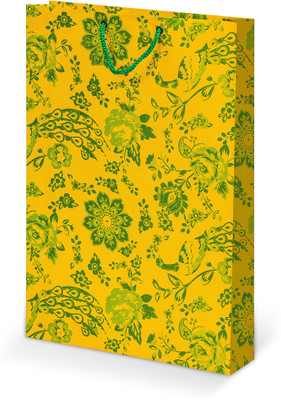 

Bdpp Paper Processers Printed Party Bag(Green, Pack of 10)
