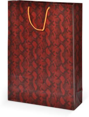 

Bdpp Paper Processers Printed Party Bag(Maroon, Pack of 10)