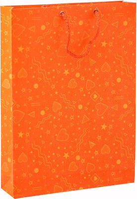 

Bdpp Paper Processers Printed Party Bag(Orange, Pack of 10)