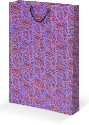 

Bdpp Paper Processers Printed Party Bag(Purple, Pack of 10)