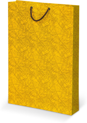 

Bdpp Paper Processers Printed Party Bag(Yellow, Pack of 10)