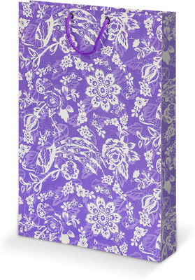 

Bdpp Paper Processers Printed Party Bag(Purple, Pack of 10)