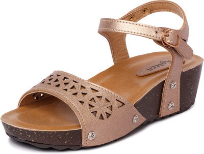 

K9teen Women Gold Wedges