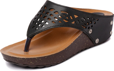 

K9teen Women Black Wedges