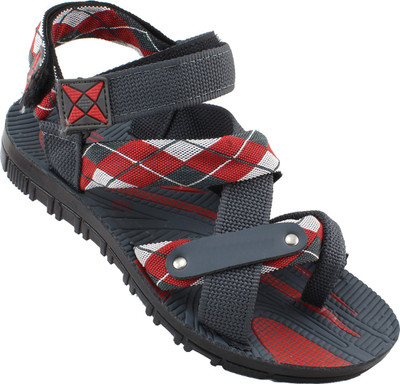 

Claptrap Men Grey Sports Sandals