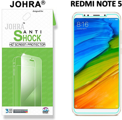 

Johra Screen Guard for Mi Redmi Note 5, Transparent
