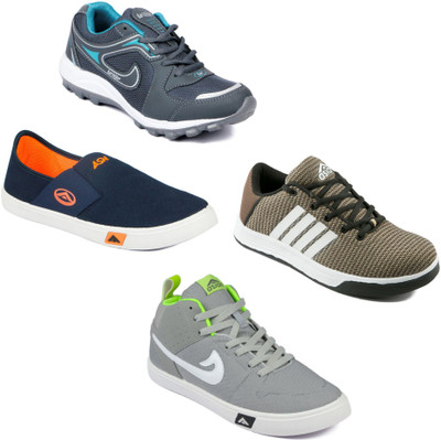 

Asian Men Casual & Running Shoes Combo Pack of 4 Running Shoes For Men(Multicolor