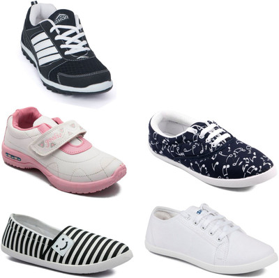 

Asian Women Casual & Running Shoes Combo Pack of  Casuals For Women(Multicolor