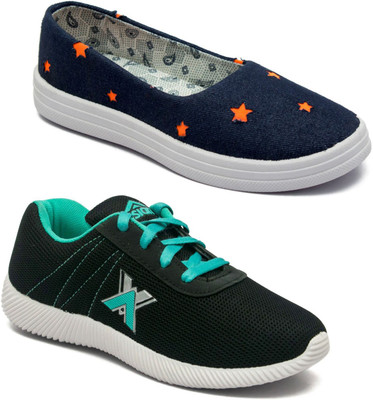 

Asian Women Casual & Running Shoes Combo Pack of 2 Casuals For Women(Multicolor