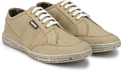 

Andrew Scott Grunge Look Letter Ingrained Sole Sneakers For Men(Beige, Cheeku