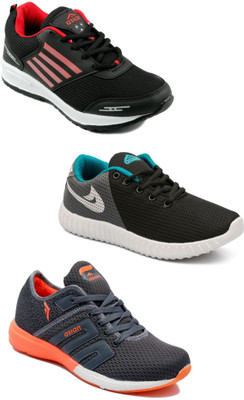 

Asian Men Casual & Running Shoes Combo Pack of 3 Running Shoes For Men(Multicolor