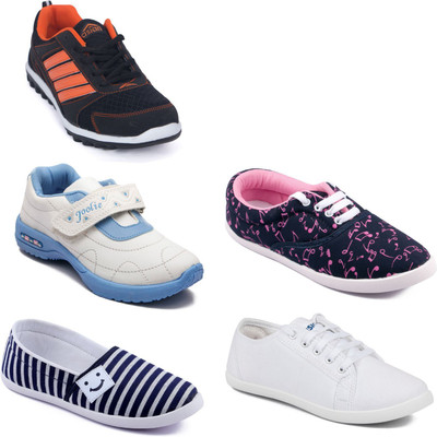 

Asian Women Casual & Running Shoes Combo Pack of  Casuals For Women(Multicolor