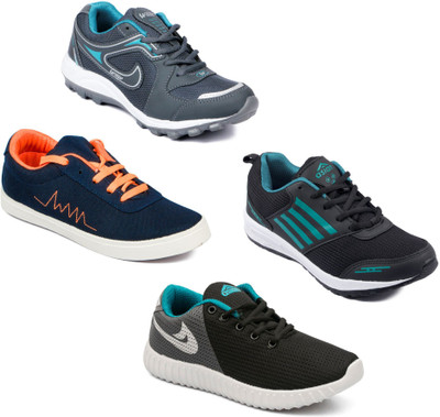 

Asian Men Casual & Running Shoes Combo Pack of 4 For Men(Multicolor