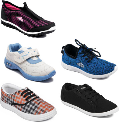 

Asian Women Casual & Running Shoes Combo Pack of  Casuals For Women(Multicolor