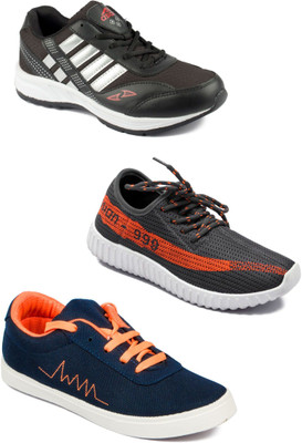 

Asian Men Casual & Running Shoes Combo Pack of 3 Running Shoes For Men(Multicolor