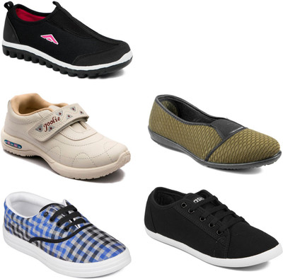 

Asian Women Casual & Running Shoes Combo Pack of  Casuals For Women(Multicolor