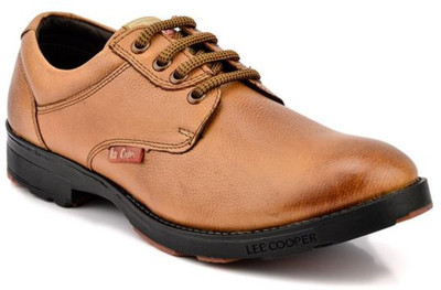Lee Cooper Lace Up For Men(Tan, Tan p1