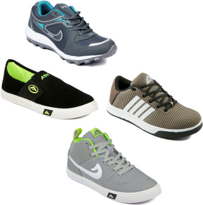 

Asian Men Casual & Running Shoes Combo Pack of 4 Running Shoes For Men(Multicolor