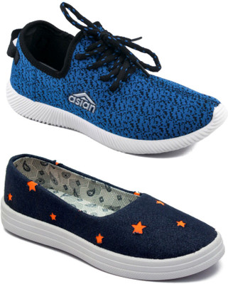 

Asian Women Casual & Running Shoes Combo Pack of 2 Casuals For Women(Multicolor