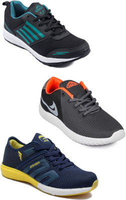 

Asian Men Casual & Running Shoes Combo Pack of 3 Running Shoes For Men(Multicolor