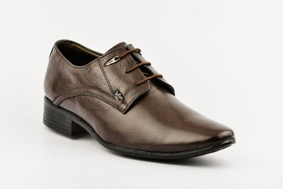 

Lee Cooper Men Genuine Leather Lace Up Shoes For Men(Brown)