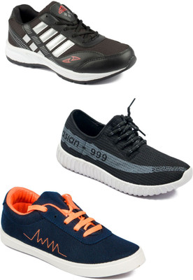

Asian Men Casual & Running Shoes Combo Pack of 3 Running Shoes For Men(Multicolor