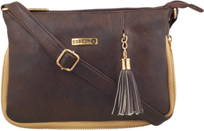 

ESBEDA Women Casual Brown PU Sling Bag