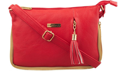 

ESBEDA Women Casual Red PU Sling Bag