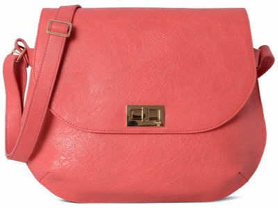 

Baggit Women Casual Pink PU Sling Bag