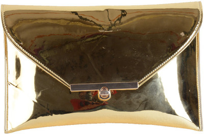 

MISS CUTE Girls Casual Gold Silicon Sling Bag