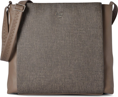 

Baggit Women Casual Brown Leatherette Sling Bag