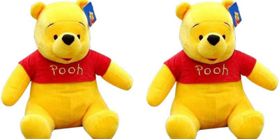 

Shopfloor.XYZ POOH SOFT TOY AND Adorable Stuffed Plush For Kids/ Birthday Gift for (Combo of Two) - 40 cm (Multicolor) - 40 cm(Multicolor)