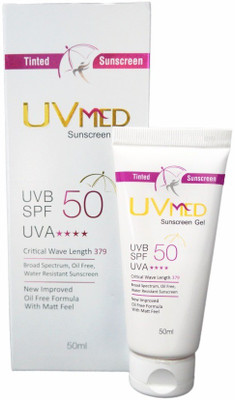 

Uvmed Tinted Sunscreen - SPF 50 PA+(50 ml)