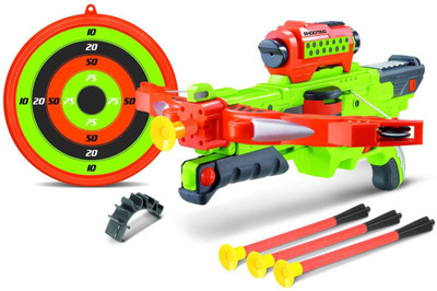 

Kiditos Kings Sport Real Shooting Lock and Load Crossbow Infrared Set with Suction Dart(Multicolor)